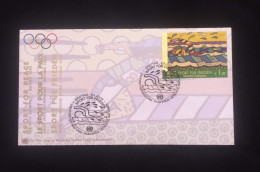 D) 2008, UNITED NATIONS, FIRST DAY COVER, ISSUE, XXIX OLYMPIC GAMES BEIJING, GAMES FOR PEACE, 1.30€, FDC - Other & Unclassified