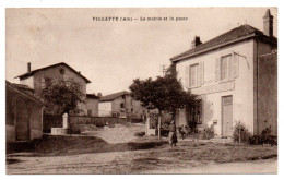 Villette. La Mairie Et La Poste - Non Classés