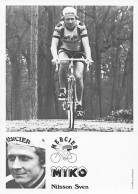 Vélo - Cyclisme - Coureur Cycliste  Sven Nilsson  -team Miko Mercier  -1977 - Cycling