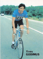Vélo - Cyclisme - Coureur Cycliste Yves Godimus - 1987 - Radsport