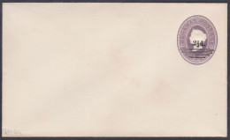 British Bahamas Queen Victoria Mint Cover, Surcharge Overprint, Envelope, Postal Stationery - 1859-1963 Crown Colony