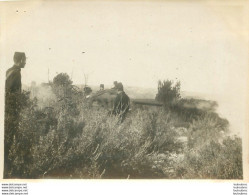 SIGNES ECOLE A FEU 10em D'ARTILLERIE PELOTON D'INSTRUCTION 1914  PHOTO ORIGINALE - Guerre, Militaire