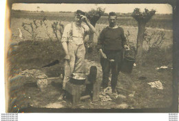 LES CUISINIERS DE LA 1ere PIECE DES CONDUCTEURS PHOTO ORIGINALE - Guerre, Militaire