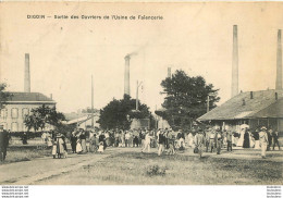 DIGOIN SORTIE DES OUVRIERS DE L'USINE DE FAIENCERIE - Digoin