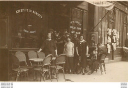 CARTE PHOTO  COMMERCE CAFE LIEU NON IDENTIFIE - To Identify