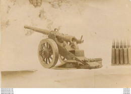 CANON FABRIQUE PAR UN POILU DE LA 12em BATTERIE VOIR L'ECHELLE A COTE DU CHARGEUR PHOTO ORIGINALE - War, Military