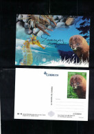 TARJETA DEL CORREO 2016, FAUNA PROTEGIDA. ENTERO POSTAL PREFRANQUEADA - 1931-....