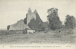Ruines Du Château De La Rivière à Saint Fromond - Vue Extérieure, Côté Sud-ouest - ND - Sonstige & Ohne Zuordnung