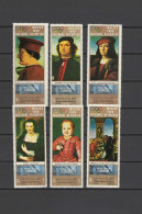 Yemen Arab Republic 1969 Paintings Botticelli, Raffael, Rubens Etc. Set Of 6 MNH - Sonstige & Ohne Zuordnung