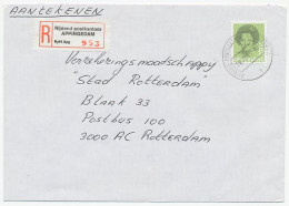 Em. Beatrix Aangetekend Appingedam Rijdend Postkantoor 1991 - Non Classés