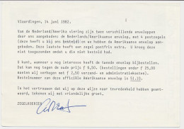 Briefkaart G. 357 Particulier Bedrukt Vlaardingen 1982 - Entiers Postaux