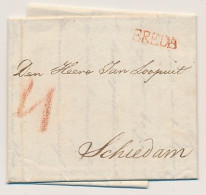 Parijs Frankrijk - Breda - Schiedam 1805 - ...-1852 Préphilatélie