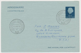 Luchtpostblad G. 16s Gravenhage - Glendora USA 1966 - Postal Stationery