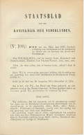 Staatsblad 1902 : Spoorlijn Assen - Stadskanaal - Historical Documents