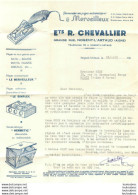 ETS R. CHEVALLIER PIEGES FACTURE 1952 NOGENT L'ARTAUD AISNE - 1950 - ...