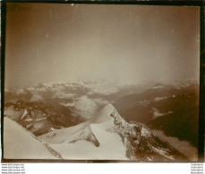 DU SOMMET WEISSHORN SUISSE OBERLAND  PHOTO 13 X 10 CM - Places