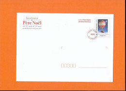 ENTIER POSTAL STATIONERY GANZSACHE GS MONTGOLFIERE PAP Pere Noel 2020 LUFTSCHIFF MONTGOLFIERE BALLON BALON BALLOON - Fesselballons