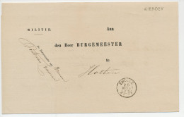 Naamstempel Wierden 1875 - Lettres & Documents