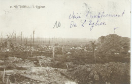 METEREU L'Eglise – Ruines De Guerre 14-18 - Rare - Other & Unclassified