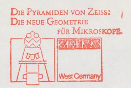 Meter Cut Germany 1988 Microscope - Zeiss - Pyramid - Sonstige & Ohne Zuordnung