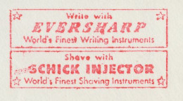 Meter Top Cut USA 1952 Writing - Eversharp - Shaving - Schick Injector - Non Classificati