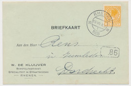 Firma Briefkaart Rhenen 1926 - Borstelfabrikant - Non Classés