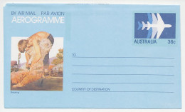 Postal Stationery Australia Sheep Shearing - Sheepshearer - Boerderij
