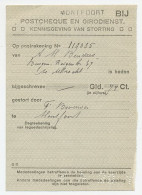 Stortingsbewijs Montfoort 1929 - Naamstempel - Non Classés