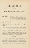 Staatsblad 1901 : Spoorlijn Haarlem - Zandvoort - Historical Documents