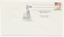 Cover / Postmark USA 1987 Windmill - Windmills