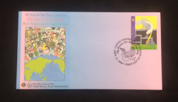 D) 2006, UNITED NATIONS, FIRST DAY COVER, ISSUE, CHILDREN'S DESIGN, MY DREAM OF PEACE, CHEUK TAT LI, DREAM WITH METHAMPH - Sonstige & Ohne Zuordnung