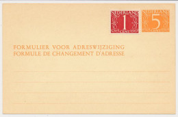 Verhuiskaart G. 25 - Ambtshalve Bijgefrankeerd - Postal Stationery