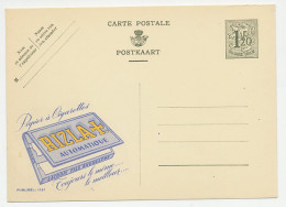 Publibel - Postal Stationery Belgium 1952 Cigarette Paper - Rolling Tobacco - Tabak
