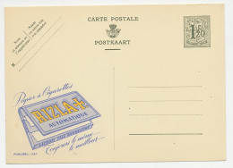 Publibel - Postal Stationery Belgium 1952 Cigarette Paper - Rolling Tobacco - Tabac