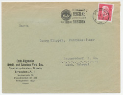 Cover / Postmark Germany 1930 Hygiene Exhibition - Eye - Autres & Non Classés