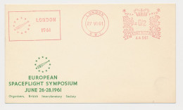 Meter Card GB / UK 1961 European Spaceflight Symposium - Astronomia