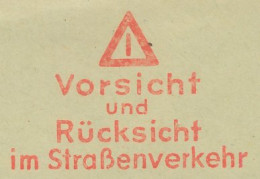 Meter Cut Germany 1954 Traffic Safety - Traffic Sign - Sonstige & Ohne Zuordnung
