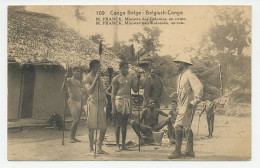 Postal Stationery Belgian Congo 1923 Native Village - Minister Of Colonies - Indios Americanas