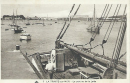 LA TRINITE-sur-MER - Le Port Vu De La Jetée – Voyagée 1936 TB état Général (voir Scans) - La Trinite Sur Mer