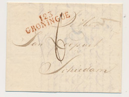123 GRONINGUE - Schiedam 1811 - ...-1852 Precursori