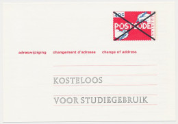 Verhuiskaart G. 44 S - STUDIEGEBRUIK - Postal Stationery