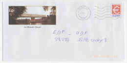 Postal Stationery / PAP France 2002 Bridge Le Manoir - Ponti