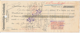 Plakzegel 3.- / 3.- Den 19.. - Wisselbrief Den Haag 1918 - Revenue Stamps