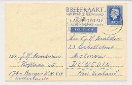 Briefkaart G. 345 Bergen - New Zealand 1971 - Postal Stationery