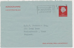 Luchtpostblad G. 21 Rotterdam - Bexleyheath GB / UK 1971 - Entiers Postaux