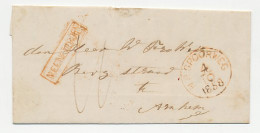 N.R. Spoorweg - Trein Haltestempel Veenendaal - 1858 - Lettres & Documents