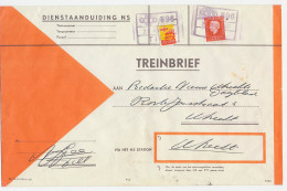 Treinbrief Tiel - Utrecht 1970 - Zonder Classificatie