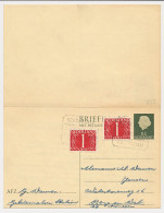 Briefkaart G.314 / Bijfrankering Geldermalsen - Berg En Dal 1963 - Ganzsachen