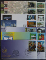 UNO Wien Lot FDC Jahrgang 2004 Gestempelt Ertsttagssonderstempel #JU664 - Autres & Non Classés