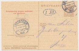 Spoorwegbriefkaart G. NS198 C - Locaal Te Amsterdam 1926 - Entiers Postaux